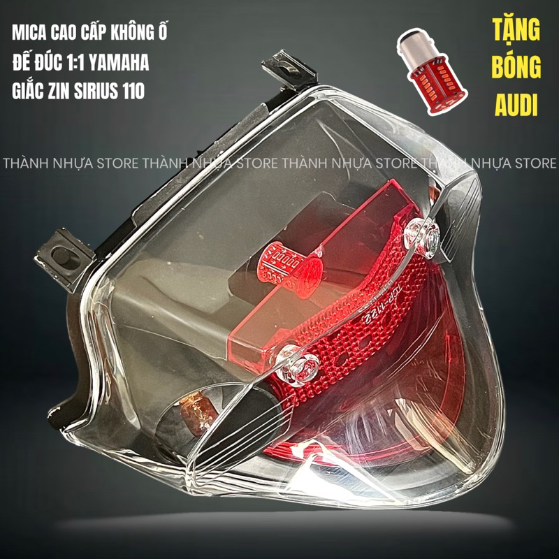 [HÃNG TNS] Đèn hậu Sirius hiệu ứng Audi Stop F1 cao cấp đế đúc đen