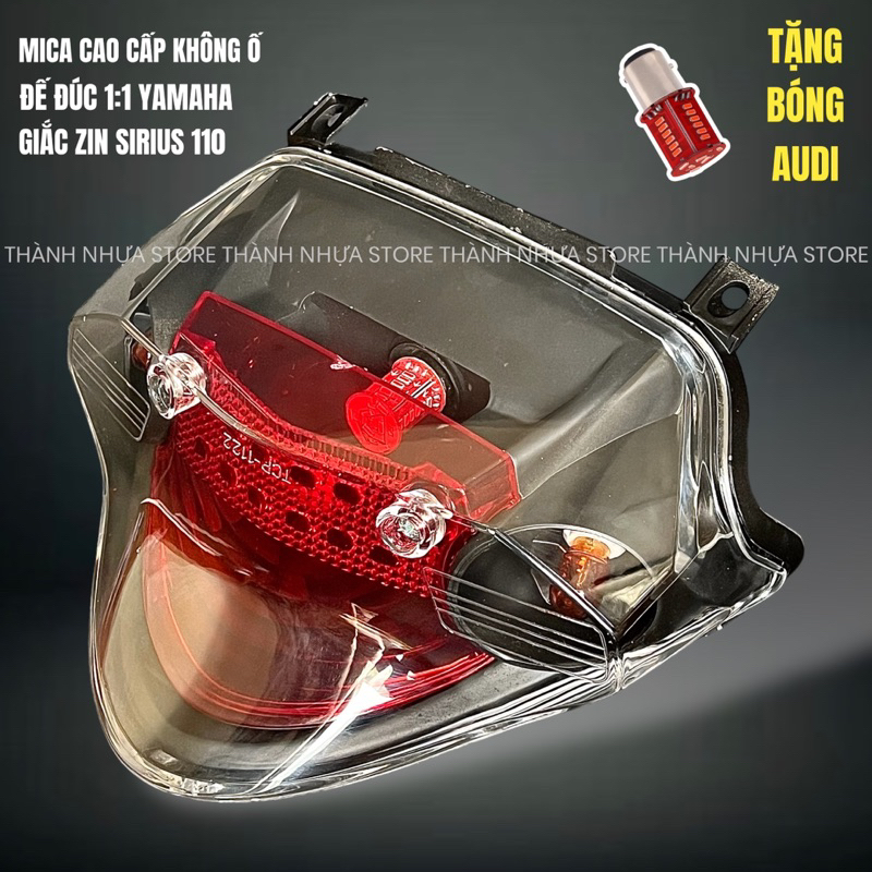 [HÃNG TNS] Đèn hậu Sirius hiệu ứng Audi Stop F1 cao cấp đế đúc đen