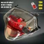 Đèn hậu Sirius hiệu ứng Audi Stop F1 cao cấp đế đúc đen