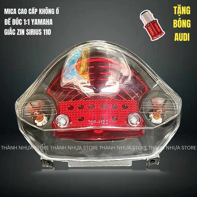 [HÃNG TNS] Đèn hậu Sirius hiệu ứng Audi Stop F1 cao cấp đế đúc đen