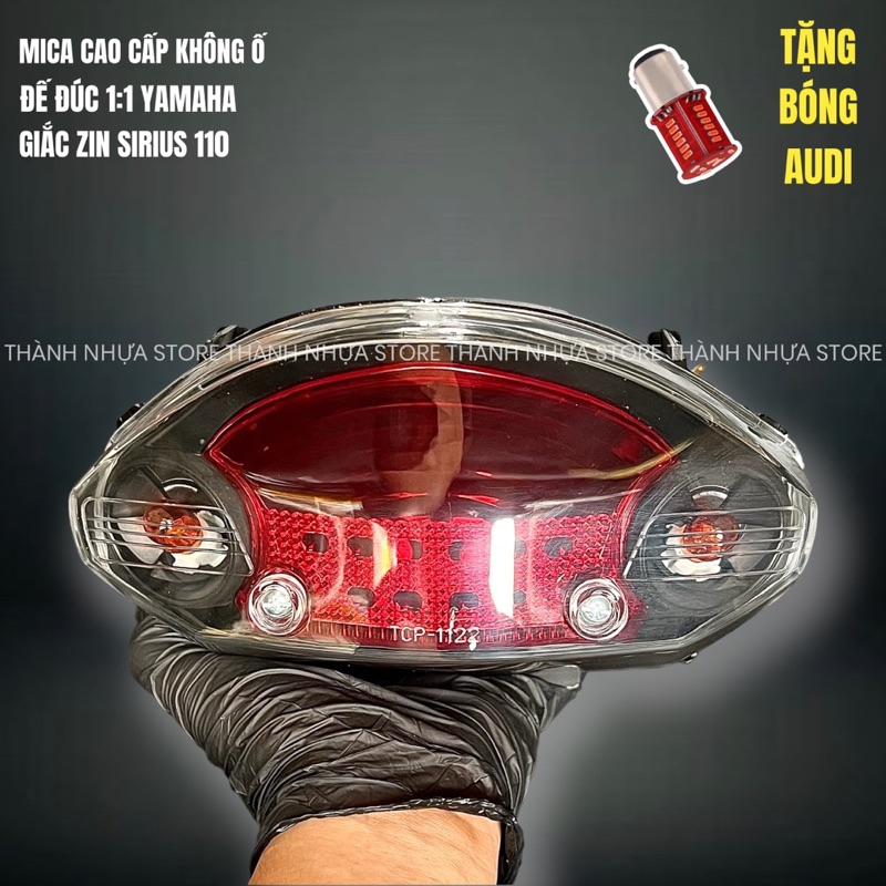 [HÃNG TNS] Đèn hậu Sirius hiệu ứng Audi Stop F1 cao cấp đế đúc đen