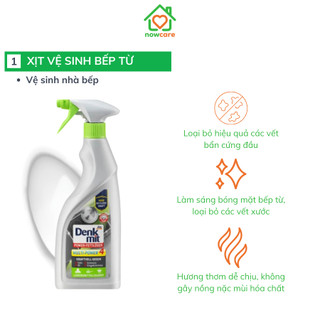 Chai Tẩy Rửa Đa Năng Tẩy Dầu Mỡ Nhà Bếp Denkmit Xịt Vệ Sinh Bếp Từ