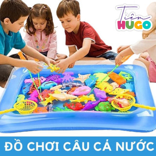Bộ Đồ Chơi Câu Cá Cho Bé Bằng Nam Châm - Đồ Chơi Câu Cá Bằng Nhựa Nhiều Màu Sắc Nhiều Chi Tiết Cho Bé