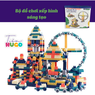 Bộ đồ chơi xếp hình 520 chi tiết giúp bé phát triển trí tuệ cho trẻ