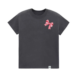 Áo thun Babytee in hình Nơ giả thêu 2 mặt chất Cotton Premium