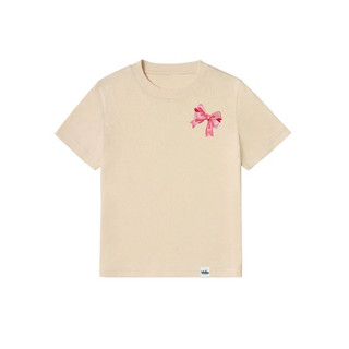 Áo thun Babytee in hình Nơ giả thêu 2 mặt chất Cotton Premium