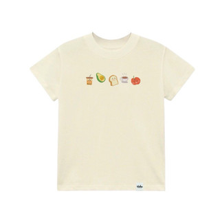 Áo thun Babytee in hình Năm chi tiết Foody dễ thương chất Cotton Premium