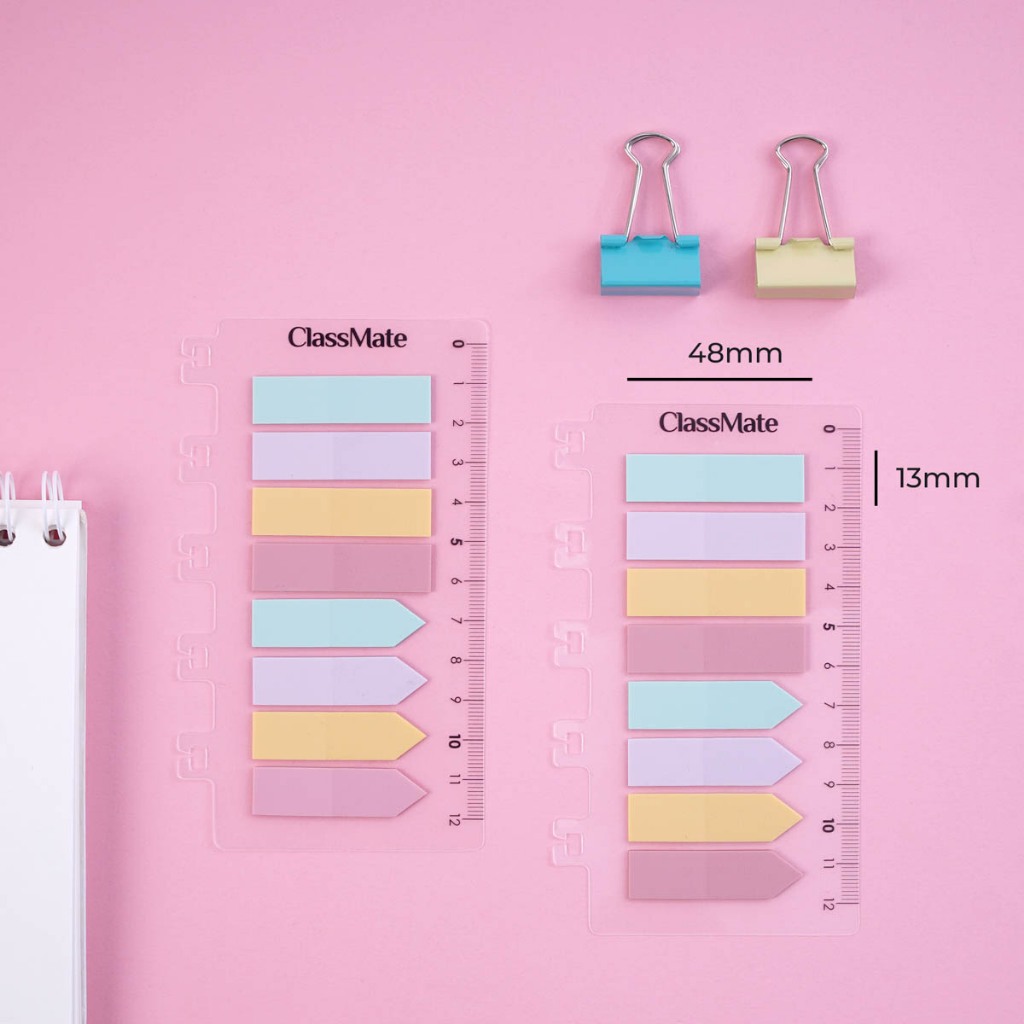 Giấy Note Đánh Dấu Trang CLASSMATE Stick Memo Macarons, Dùng Để Ghi Chú, Trang Trí Sổ Vở, Cài Được Vào Sổ CL-SN024