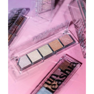 [Unleashia] Bảng Phấn Highlight Unleashia Cho Mắt Và Mặt UNLEASHIA Mood Shower Face Palette 4g