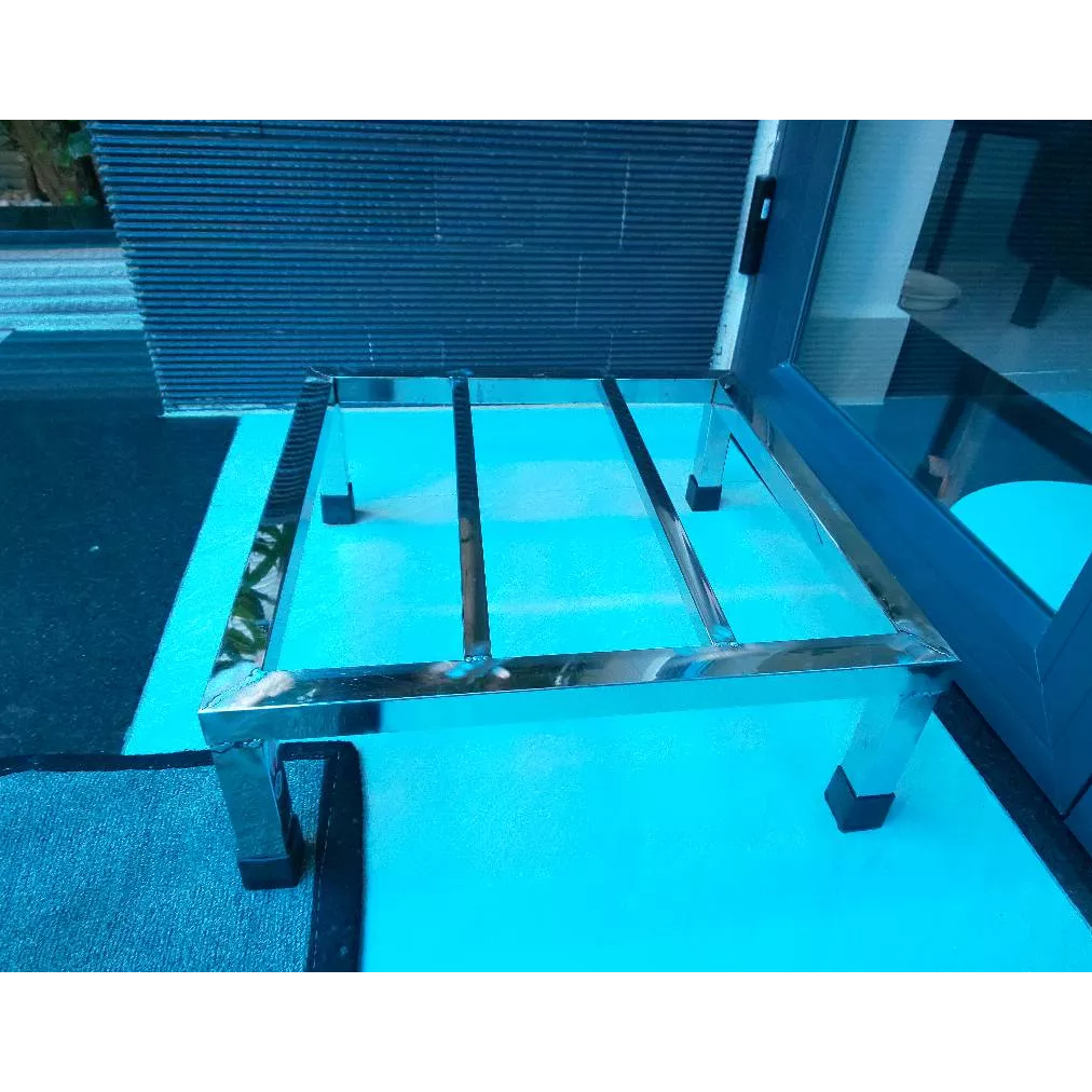 Chân đế để chậu cây cảnh, giá đỡ chậu cây cảnh inox không gỉ, kệ inox chân cố định, giá đỡ đa năng tiện ích