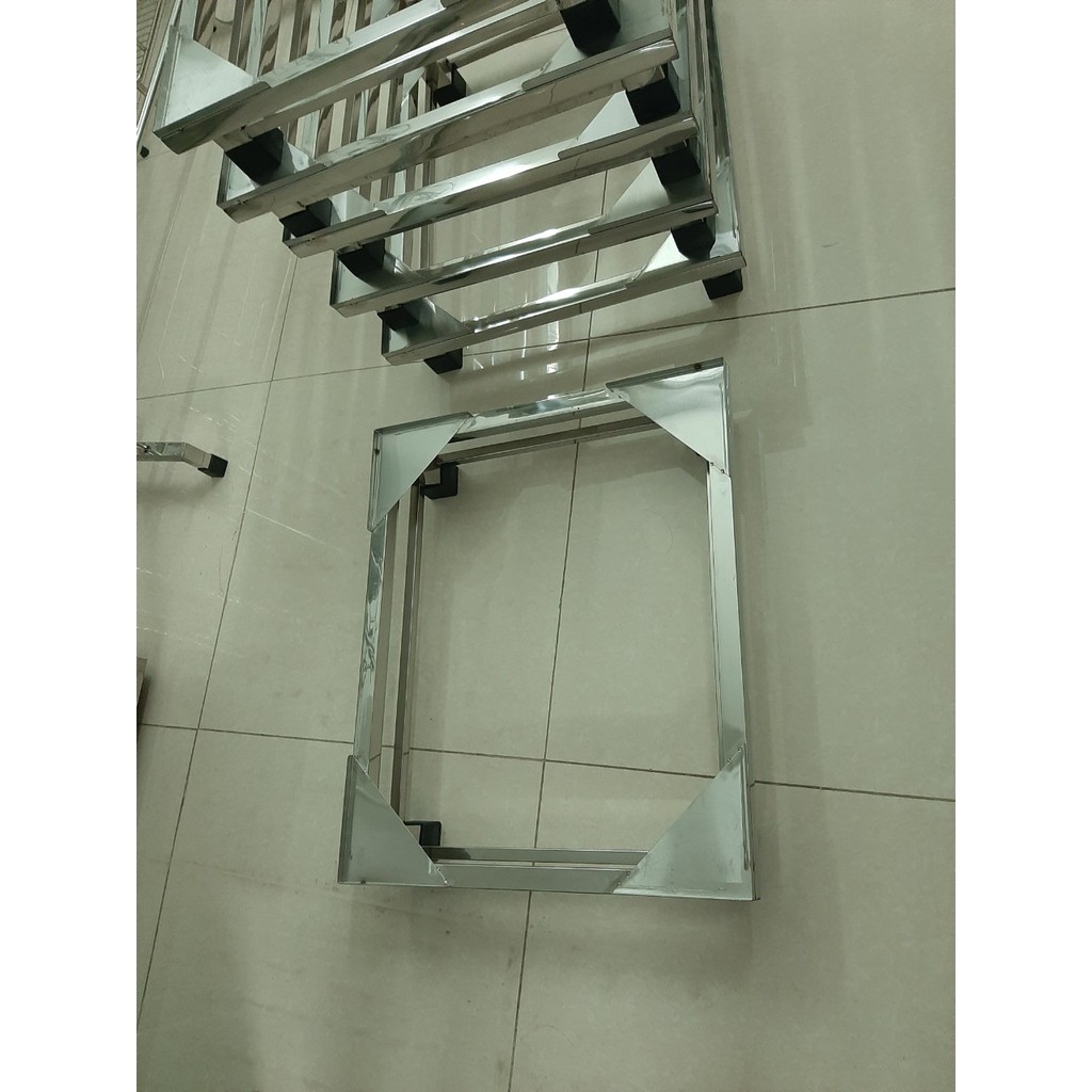 Chân tủ lạnh máy giặt inox liền khối đồng giá kích thước tối đa 60x60cm, kích thước khác vui lòng nhắn tin cho shop
