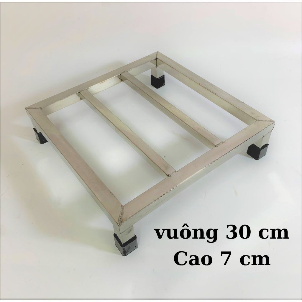 Chân đế để chậu cây cảnh, giá đỡ chậu cây cảnh inox không gỉ, kệ inox ...