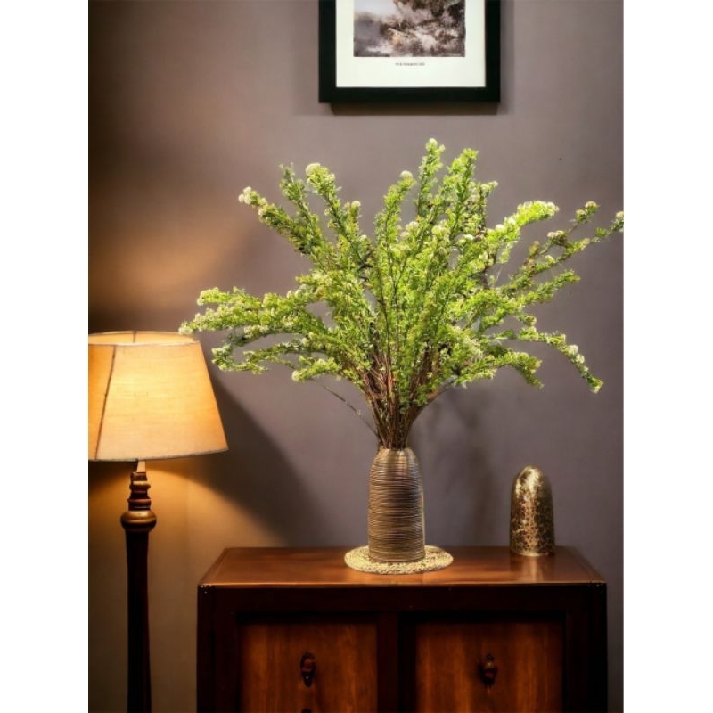 Lót bình hoa sợi cói đan thủ công, trang trí bình hoa, decor