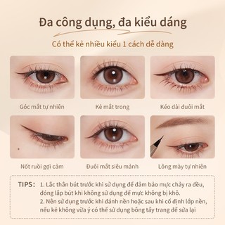 [Y228] Bút kẻ mắt nước JUDYDOLL Slim liquid eyeliner - Siêu mảnh - Chống nước - Lâu trôi - Không lem