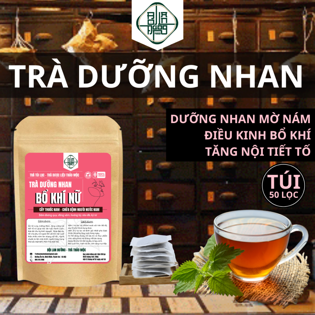 Trà Dưỡng Nhan Bổ Huyết Bội Lan Đường - Hình ảnh thực tế