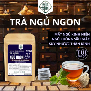 Trà An Thần Ngủ Ngon -Bội Lan Đường- Suy Nhược Thần Kinh, Mất Ngủ, Stress, Mệt Mỏi, Tâm Bất An TP Tâm Sen Bịch 50 Lọc