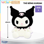 Gấu bông Kuromi To Khổng lồ 45cm, Thú bông Ôm ngủ Dễ Thương Mềm Mịn làm Quà tặng - Chính hãng từ WOWO by TAGGER — ảnh 6