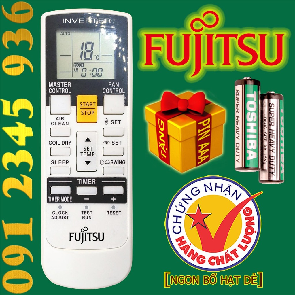 Remote FUJITSU - Điều khiển FUJITSU 