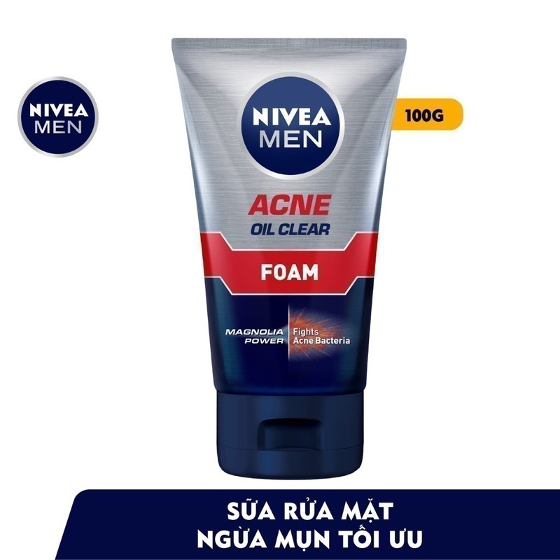 Sữa Rửa Mặt Nivea men Nam 100g