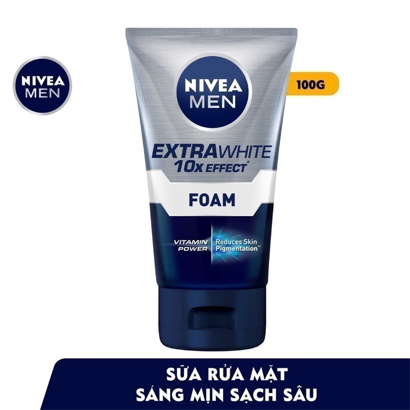 Sữa Rửa Mặt Nivea men Nam 100g