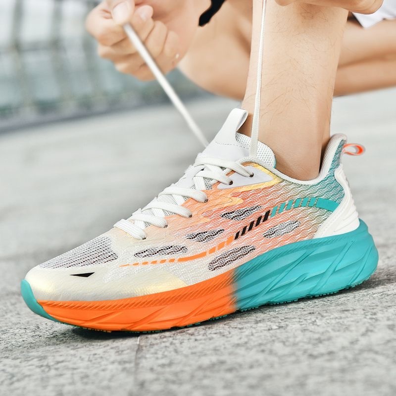 Giày thể thao chạy bộ tập Gym nam nữ ngừa trơn trượt 2025 nhẹ êm thoáng,vải lưới kháng nước siêu bền