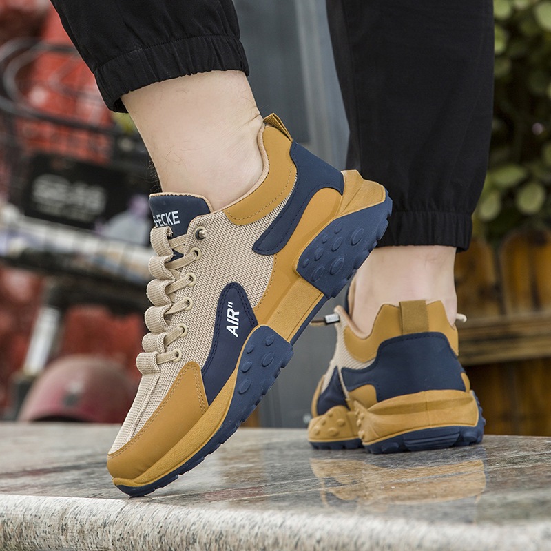 Giày thể thao nam phong cách HÀN QUỐC bản nâng cấp THÂN vải dệt êm thoáng  , Shoes Sneaker
