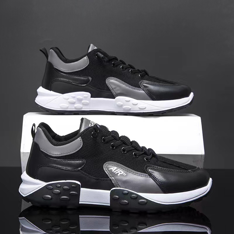 Giày thể thao nam phong cách HÀN QUỐC bản nâng cấp THÂN vải dệt êm thoáng  , Shoes Sneaker