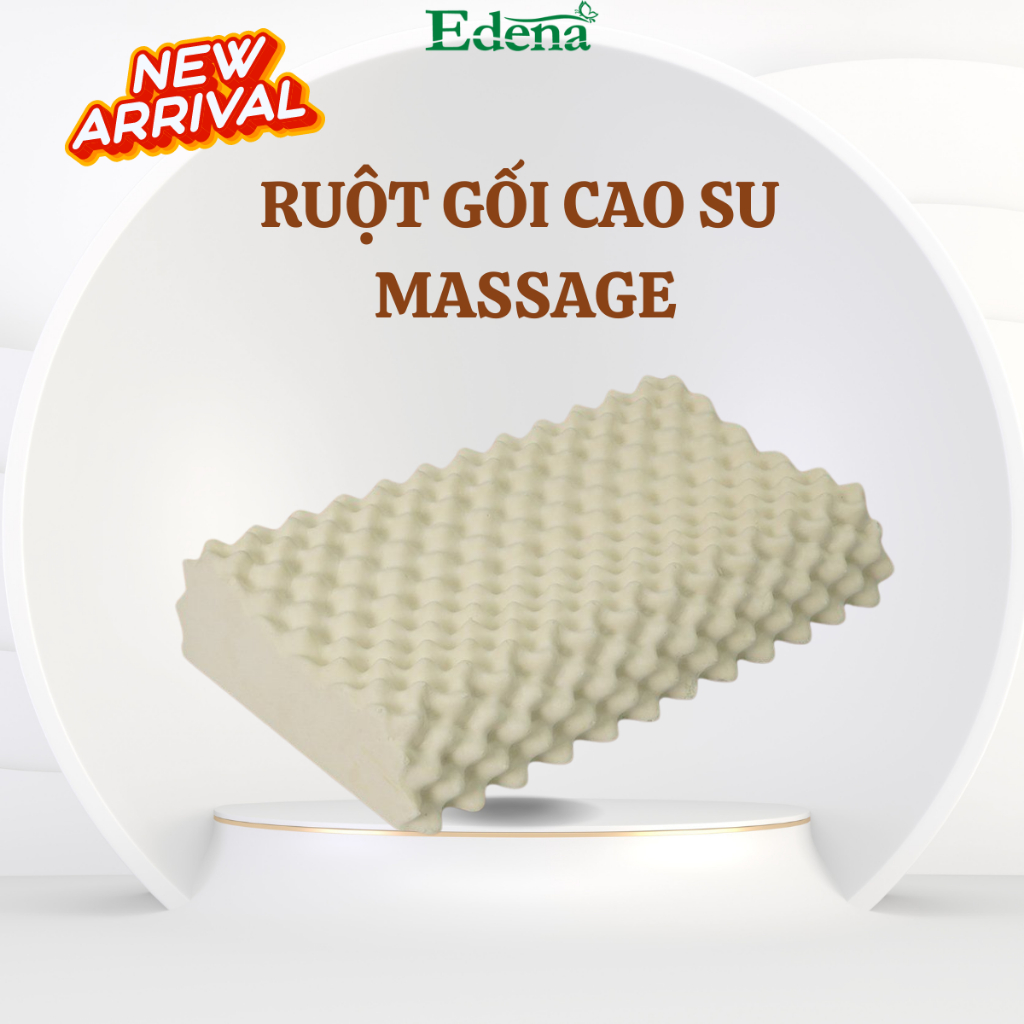 Ảnh Ruột Gối Cao Su Massage - Thiết kế công thái học giảm đau cổ vai gáy 1