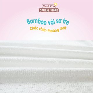 BST cộc cài vai thông hơi cho bé nhà Me & Con+ vải sợi tre, họa tiết đáng yêu, mềm, mịn, thoải mái