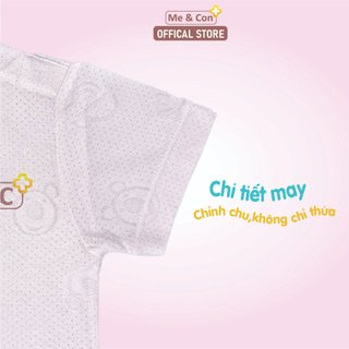 BST cộc cài vai thông hơi cho bé nhà Me & Con+ vải sợi tre, họa tiết đáng yêu, mềm, mịn, thoải mái