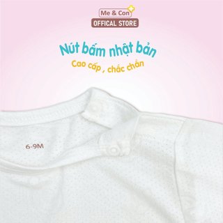 BST cộc cài vai thông hơi cho bé nhà Me & Con+ vải sợi tre, họa tiết đáng yêu, mềm, mịn, thoải mái