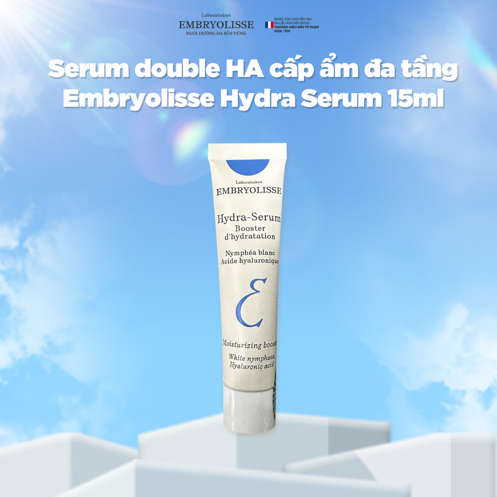 Ảnh DATE: 01/02/2026 Serum double HA cấp ẩm đa tầng Embryolisse Hydra Serum 15ml 3