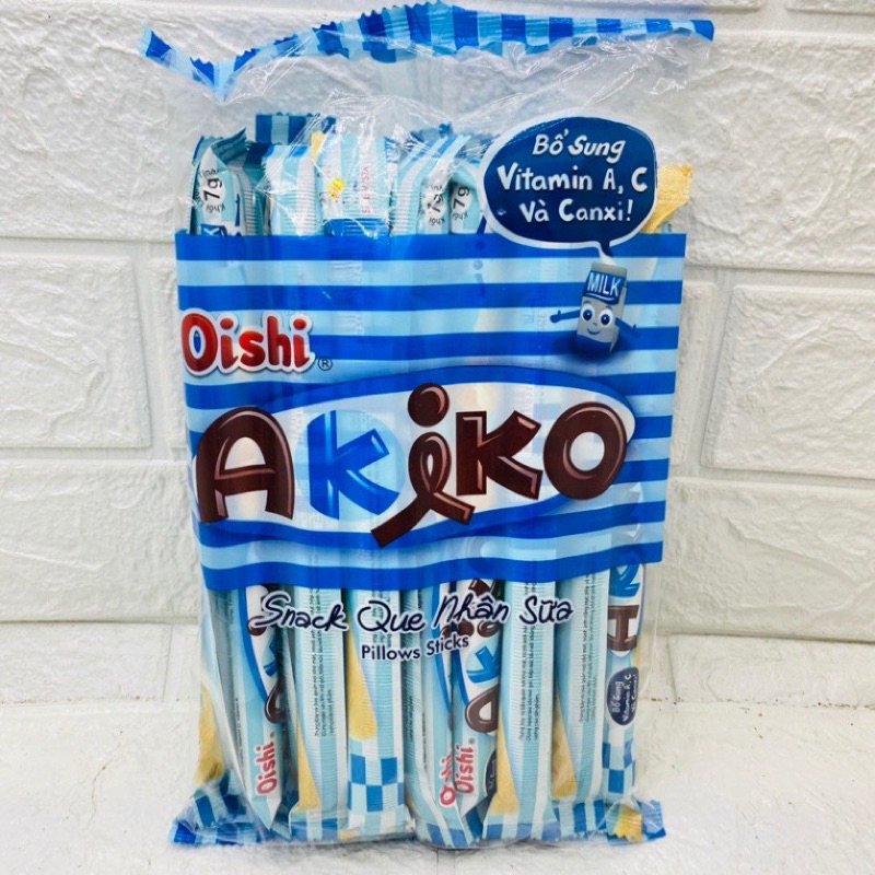 Bánh Ống Oishi Akiko đủ vị gói 140g ( 20 Que ) | Shopee Việt Nam