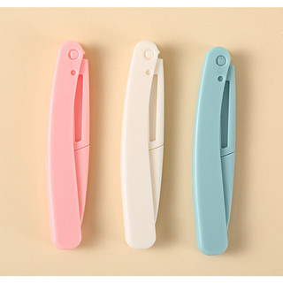 Set 3 Dao Cạo Tỉa Lông Mày Chân Mày Tóc Mái Kèm Hộp Nhựa Gấp Gọn Tiện Lợi Dễ Dàng Mang Theo 88802