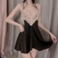 Váy Ngủ Lụa 2 Dây Cúc Lụa Cao Cấp Đầm Ngủ Lụa Satin Nữ Đẹp Gợi Cảm BS-1854