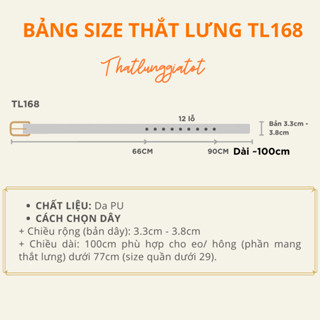 Thắt lưng y2k đính đinh tán cổ điển da PU nam nữ bản 3.3cm - 3.8cm (Hỗ ...