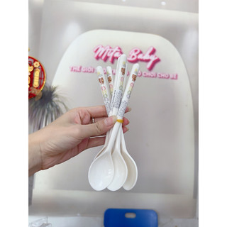 Thìa Fip ăn bột GB-Baby hình gấu size to 901 - thìa ăn dặm cho bé - muỗng nhựa
