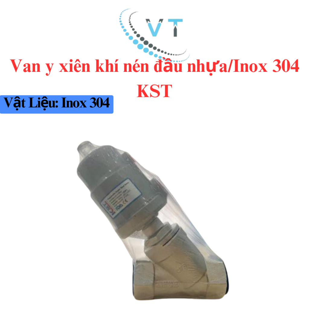Van y xiên khí nén đầu nhựa DN15-DN50