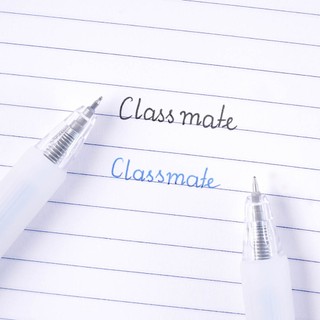 Hộp 5 Bút Gel Bấm Ngòi 0.5mm Cao Cấp CLASSMATE Notetime, Bút Bi Gel Mực Xanh Đen Viết Trơn Tru Dùng Để Ghi Chép CL-GP112