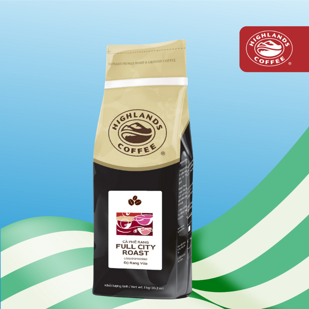 Cà phê rang Full City Roast Highlands Coffee gói 1kg - 00CB14 | Shopee ...