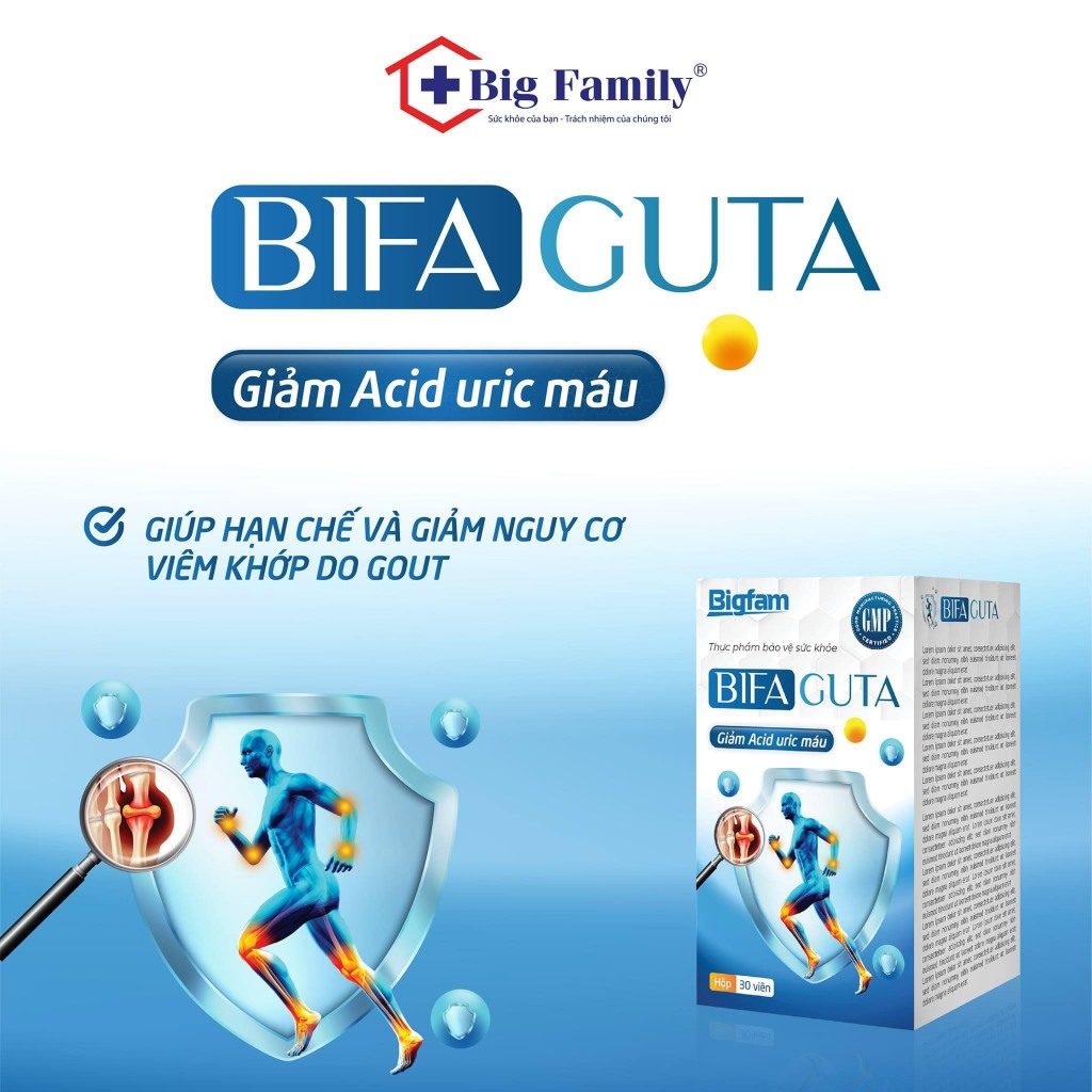 BIFA GUTA - Giải pháp cho vấn đề viêm khớp do Gout | Shopee Việt Nam