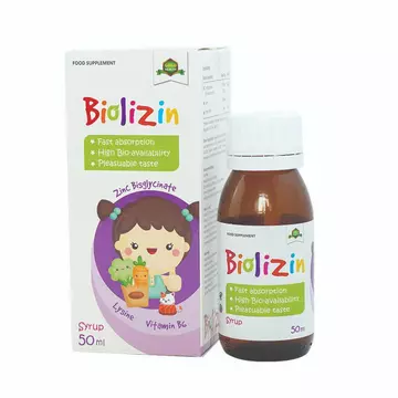 [HSD 4/2029] Kẽm hữu cơ chuẩn châu Âu Biolizin - Kẽm ăn ngon cho bé Chai 50ml