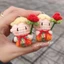 Móc khoá hoàng tử bé mini bằng len handmade (ảnh thật shop chụp)