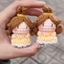 Móc khoá nàng Belle người đẹp và quái vật mini bằng len handmade (ảnh thật shop chụp)