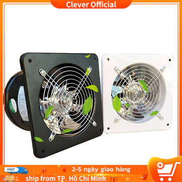🌸FREESHIP🌸Quạt Hút Gió Quạt Thông Gió LS Hút Mùi Nhà Bếp , Nhà tắm , Nhà vệ sinh Cánh Và Vỏ Sắt, Mô Tơ Dây Đồng 100%