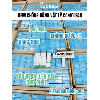 Kem Chống Nắng Co Klear Nâng Tone Thế Hệ Mới Co&K'lear Tone Up Sun Cream- Bebeauskinshop