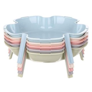 Dĩa nhựa đựng rau củ qua có thể xếp tầng (GIao màu ngẫu nhiên)