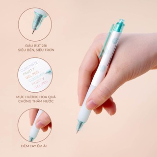 Hộp 3 Bút Bi Gel Bấm Ngòi 0.5mm CLASSMATE FRUIT, Bút Gel 6 Mùi Hương Hoa Quả Độc Đáo Dùng Ghi Chép, Trang Trí CL- GP510