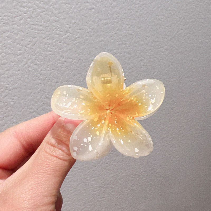 KẸP HOA SỨ CHẤM TUYẾT XINH LUNG LINH [ 6CM ]