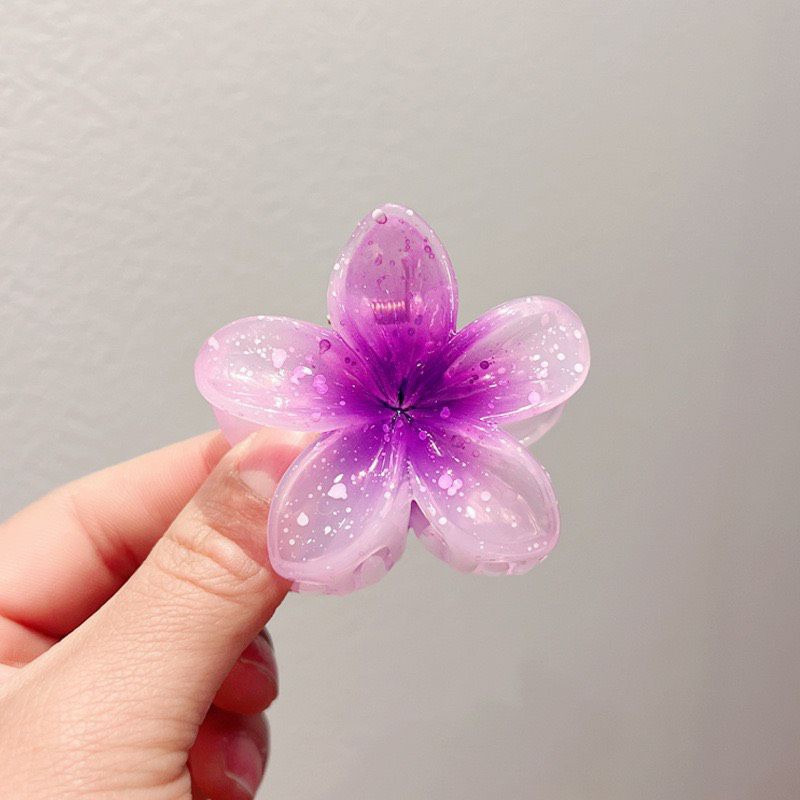 KẸP HOA SỨ CHẤM TUYẾT XINH LUNG LINH [ 6CM ]